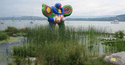 Murten - Morat L’oiseau amoureux de Niki de St. Phalle